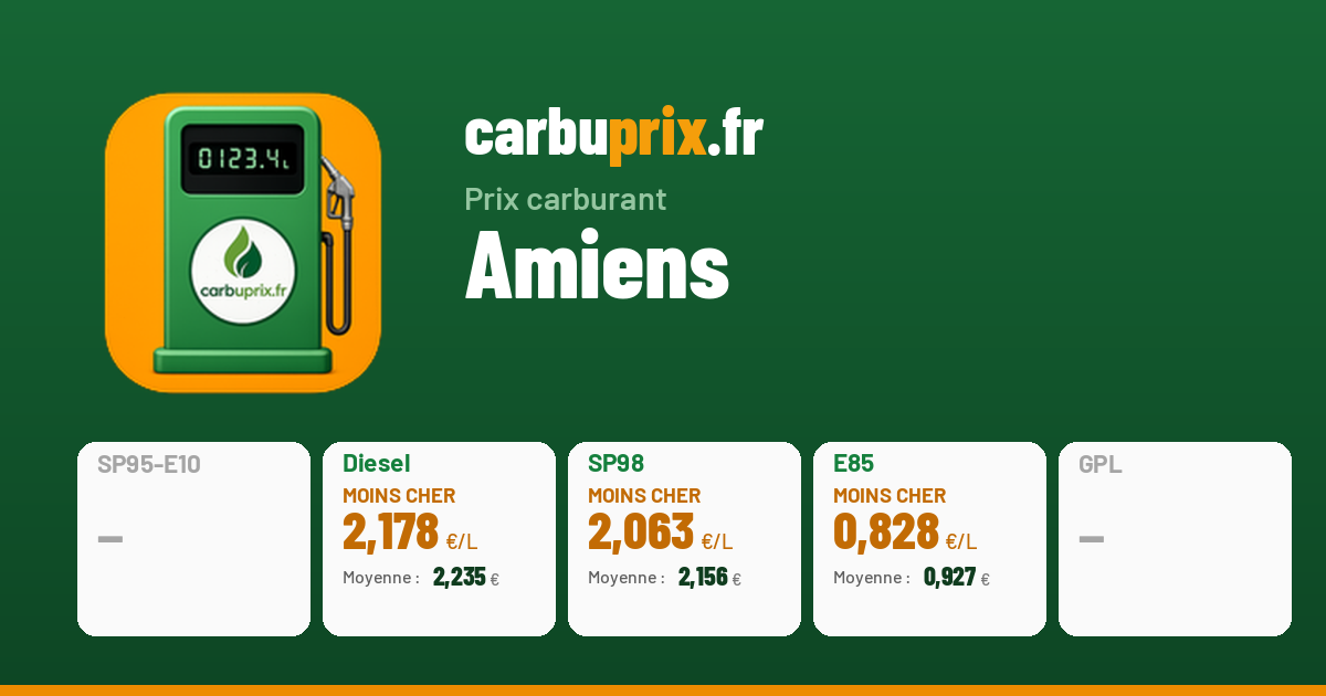 Essence Pas Cher Amiens